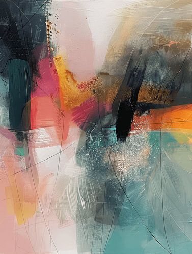 Farbenfroh, modern und abstrakt