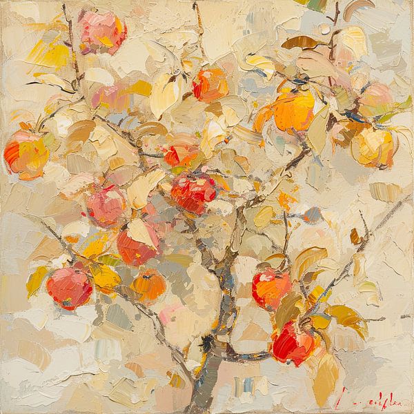 The Dance of Autumn Apples by Eye catching paintings