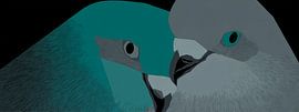 Two Birds, One Breath | Teal on Ice
