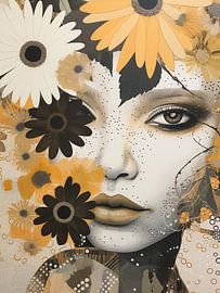 Dame aux fleurs sur Bert Nijholt