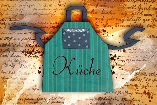 Origami voldoet aan de keuken - Schort