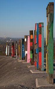 Landmarke auf der Halde Haniel, Bottrop, Deutschland