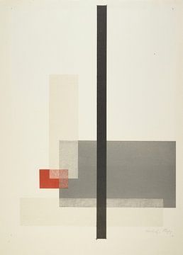 Bauhaus, Samenstelling uit de masterportfolio van het Staatliches Bauhaus - László Moholy-Nagy, 1923 van Atelier Liesjes