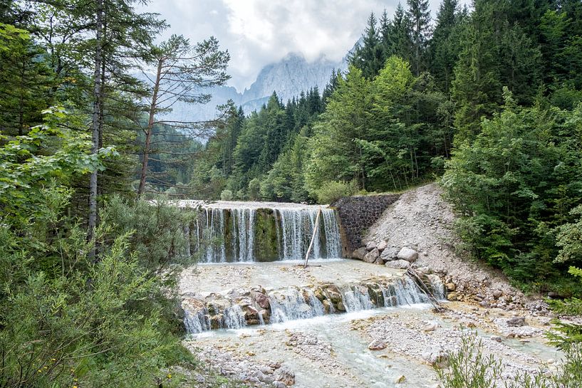 Waterval in Slovenie von Cynthia van Diggele