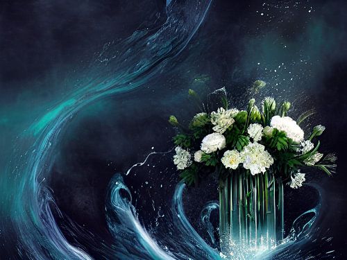 Waterwereld vol bloemen