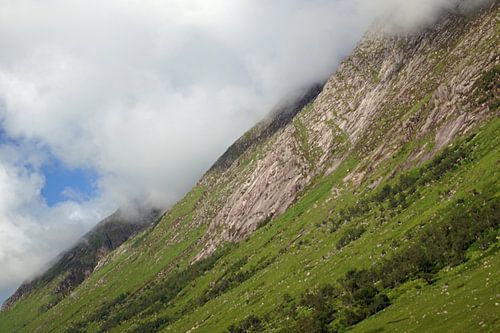 Het kleurrijke Glen Etive in Schotland.