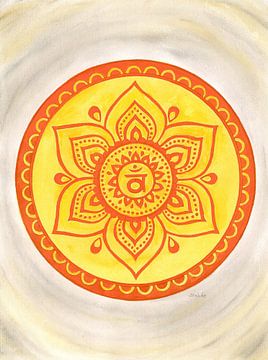 Svadhisthana Sacraal Chakra Mandala van Sandra Steinke