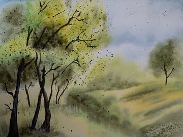 Aquarel part 78 van Tania Perneel