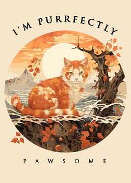 Illustration d'une citation de chat sur Juno Design