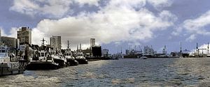 Uitzicht over de haven
