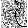 Keulen - Stadsplattegrondontwerp Stadsplattegrond (Retro) van ViaMapia