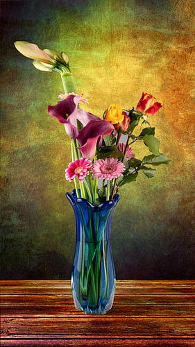 Stilleven Bloemen in vaas