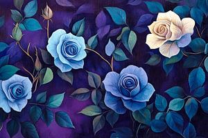 Lit de roses