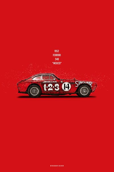 CiC Ferrari 340 Mexico by Theodor Decker
