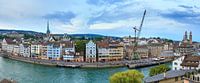 Zurich skyline panorama par Dennis van de Water Aperçu