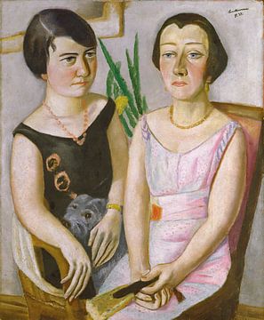 Max Beckmann - Double portrait (1923) by Peter Balan