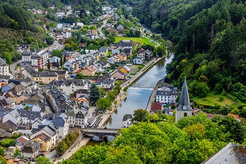 Vianden Castle in the Luxembourg town of Vianden