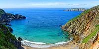 Blick von La Coupée auf die Inselwelt der Channel Islands