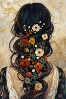 Vrouw Bloemen | Schilderij | Impressionisme