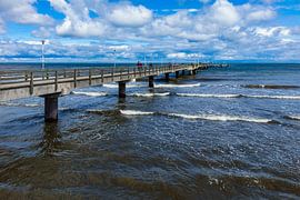 Die Seebrücke in Ahlbeck auf der Insel Usedom van Rico Ködder