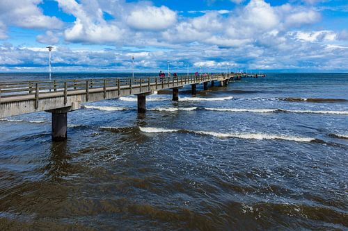 Die Seebrücke in Ahlbeck auf der Insel Usedom