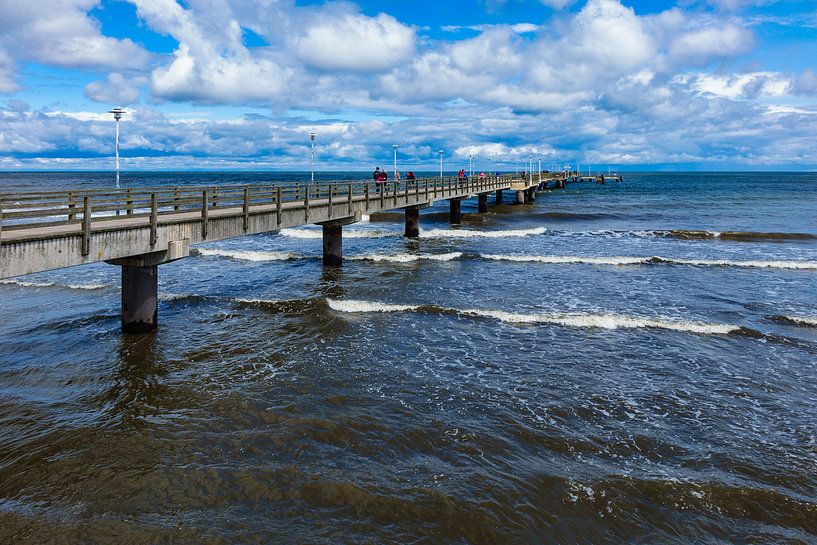 Pier in Ahlbeck van Rico Ködder