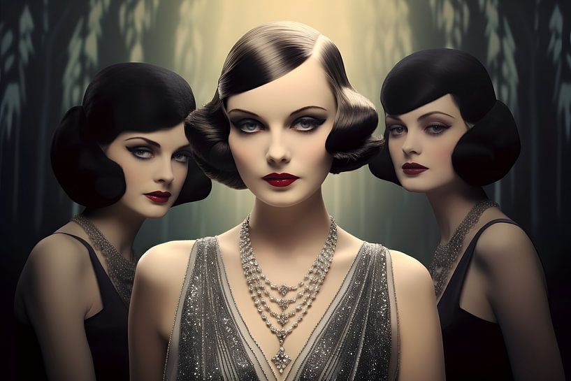 Trio de flappers sous les feux de la rampe par Skyfall