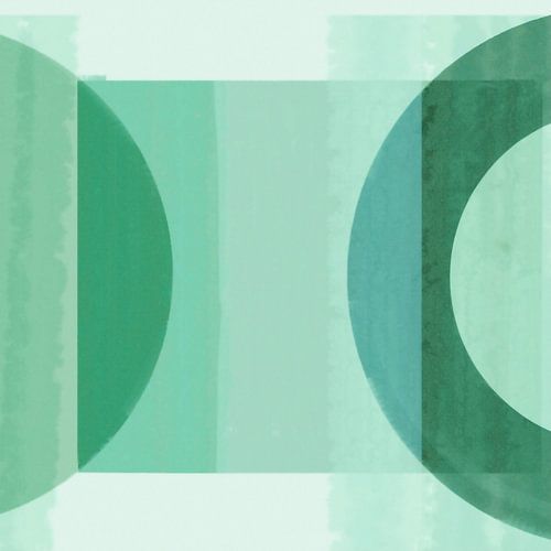 Abstract Geometric Retro Shapes by FRESH Fine Art