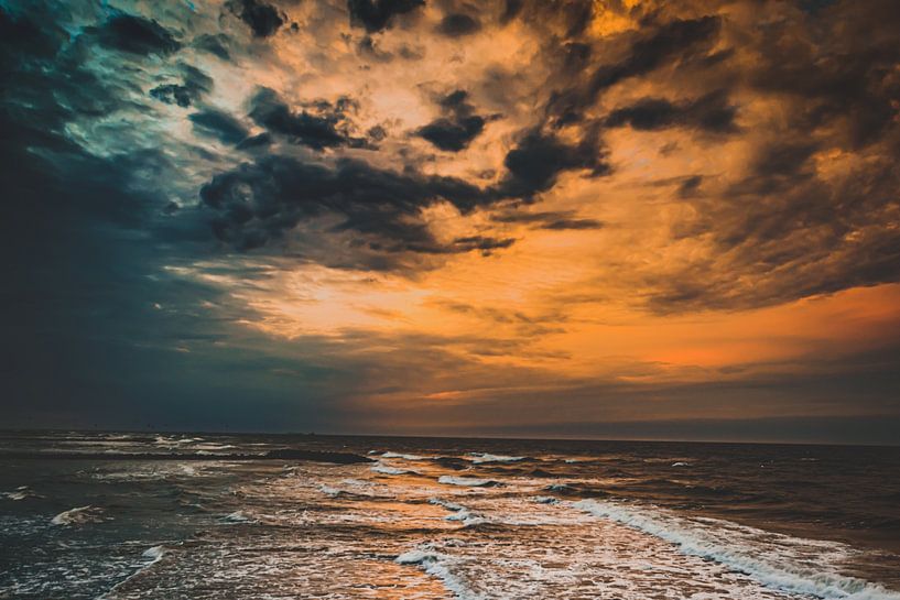 Sunset on the Baltic Sea by Freya Schiefer