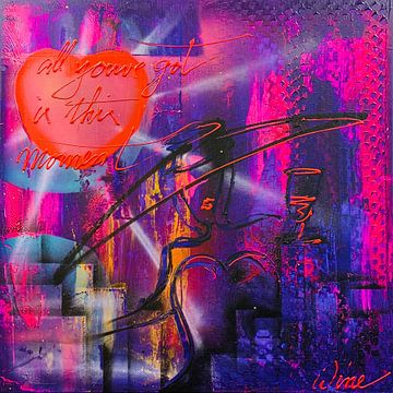 All you've got is this moment by Geoffrey Wijn - WINE ART GALLERY