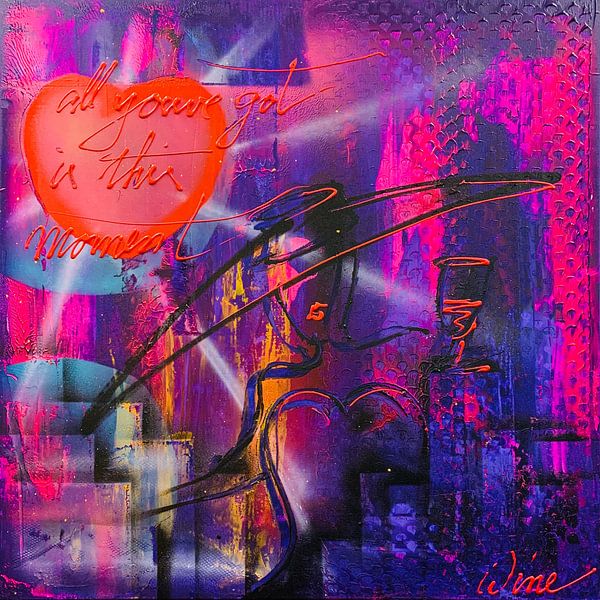 All you've got is this moment by Geoffrey Wijn - WINE ART GALLERY