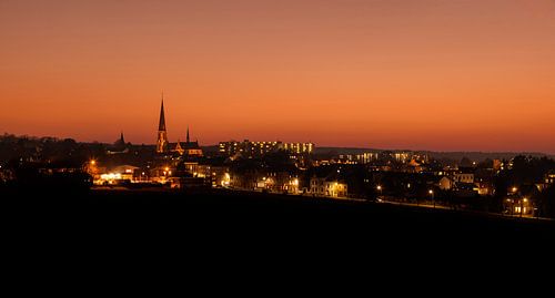 Zonsondergang bij grensdorpje Vaals