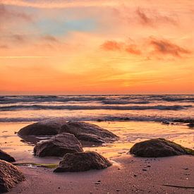 Zonsopgang boven de Oostzee van Dorfworker