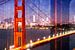City Art Golden Gate Bridge Composing von Melanie Viola
