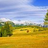 De Alpe di Siusi in de herfst - Variant van Gisela Scheffbuch