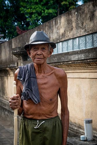 Portret man in Bali