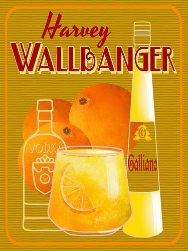 Harvey Wallbanger Cocktail