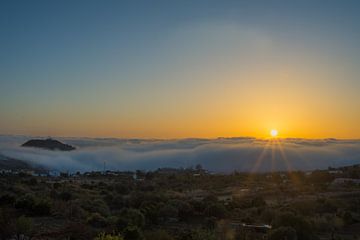 Behind the clouds by Hugo Braun