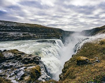 Chute d'eau de Gullfoss en Islande sur Patrick Groß