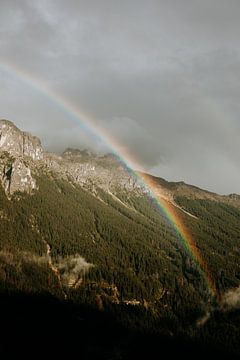 A rainbow, across the mountains by Colinda Riemens