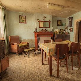 Vintage woonkamer van Elise Manders