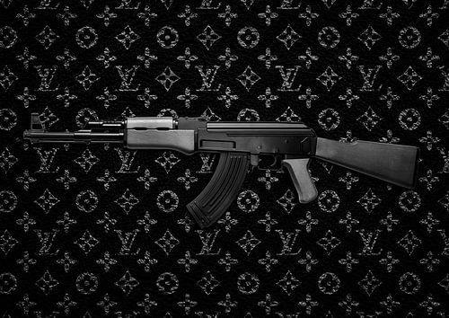 AK47 avec un bel arrière-plan