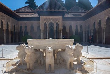 Alhambra Granada (Andalusië Spanje) van Prisca van Dorrestein