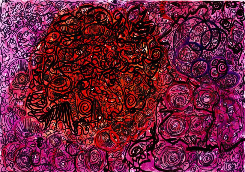 Chaotic dreams van MY HAPPY SOUL ART