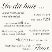 In dit huis... (Zwart wit)