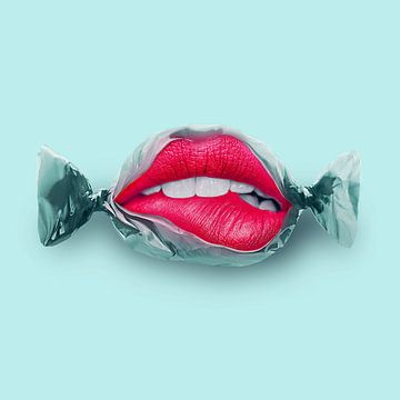 Lèvres en bonbons sur Jonas Loose