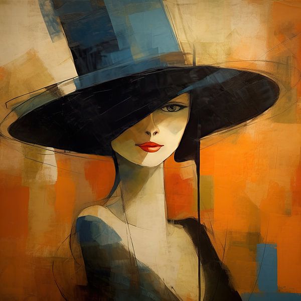 Abstract Portrait by Eye catching paintings