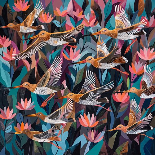 The Black-tailed Godwit's Dance