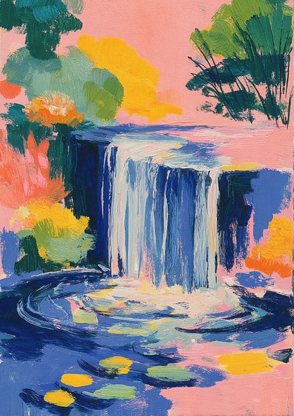 Chute d'eau dans le parc par Niklas Maximilian