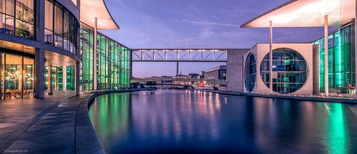 Panoramabild vom Paul Löbe Haus & Marie-Elisabeth-Lüdders-Haus